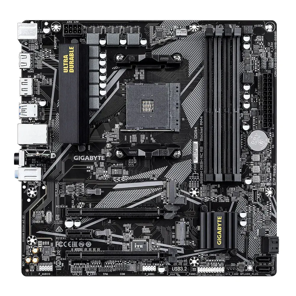 Placa madre Gigabyte B550M-DS3H AC R2 AM4-2.webp