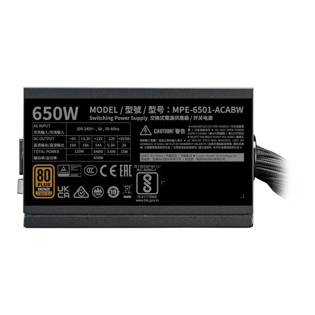 Fuente PC Cooler Master MWE 650W 80 Plus Bronze negra V3-5.webp
