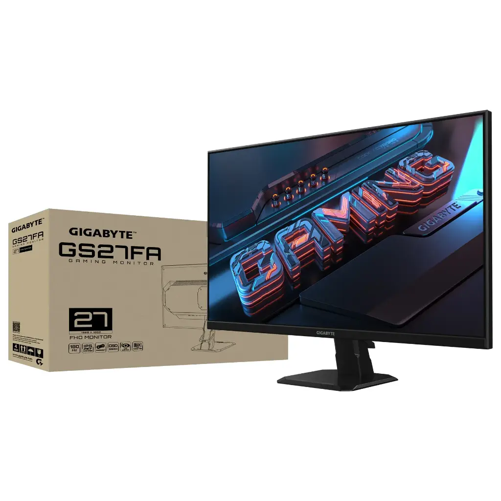 Monitor Gamer 27 Gigabyte Edge IPS 180Hz Full HD 1080P G27FA 1ms-6.webp