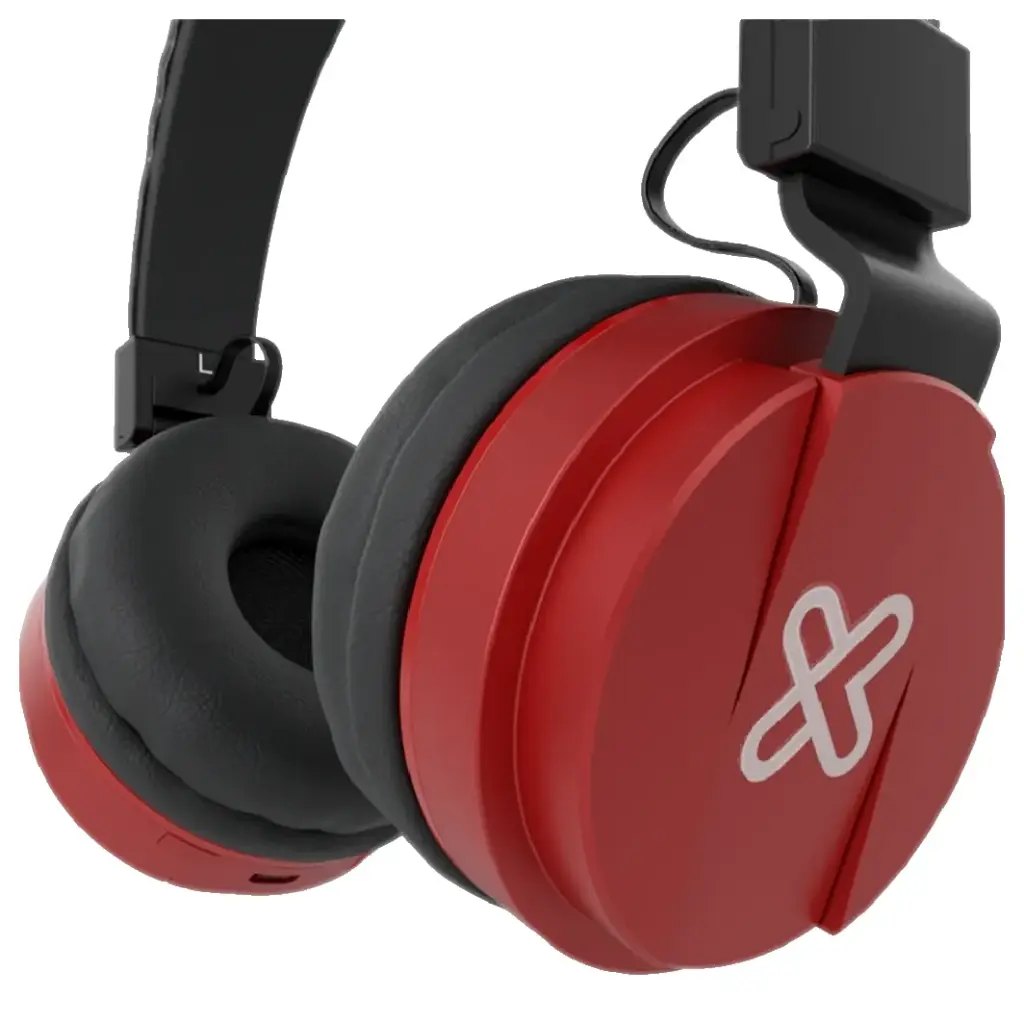 Auricular bluetooth Klip Xtreme Fury Rojo-3.webp