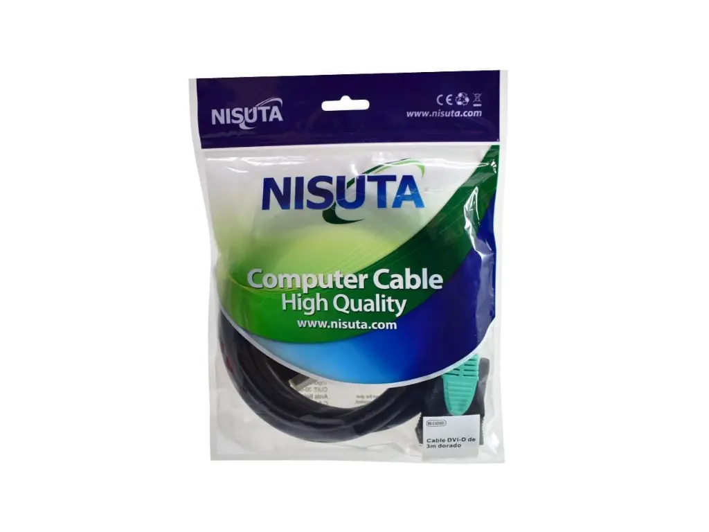 Cable Dvi-D Macho A Dvi-D Macho 3Mts con filtro Nisuta-3.webp