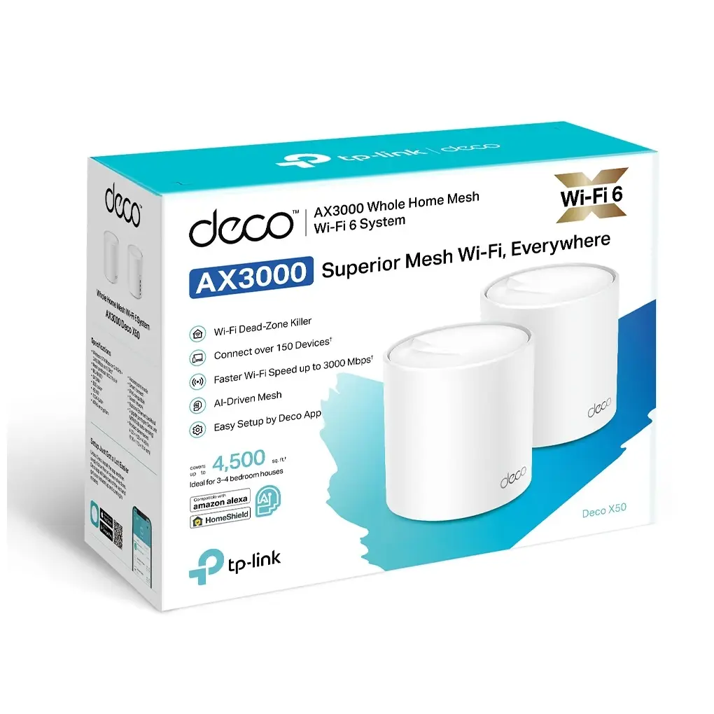 Router Access Point TP-Link Deco X50 Wifi 6 AX3000 Gigabit mesh-4.webp