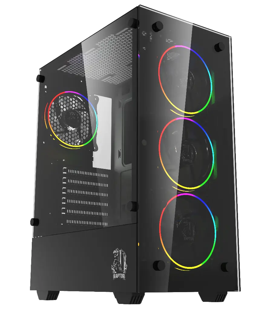 Gabinete Raptor Sentinel c Fuente Raptor Volt 500W 80+ Bronze-3.webp