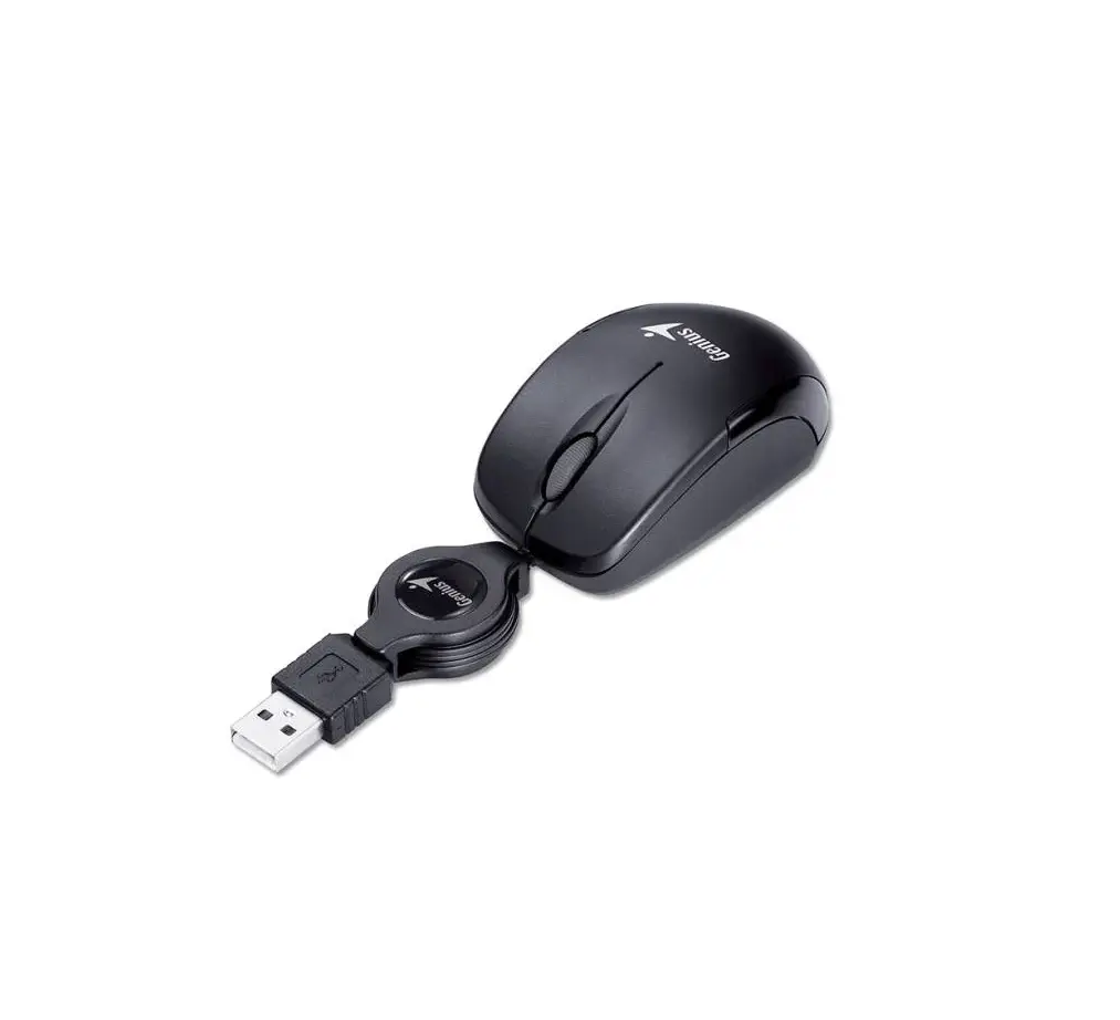 Mouse Genius Micro Traveler V2 retráctil USB negro-2.webp