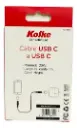 Cable USB tipo C a USB tipo C Kolke 20W 1m negro KCC-8642-3.webp