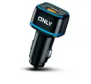 Cargador de auto 12v carga rápida Xaea Gear - 1 usb 1 usb tipo c Negro-2.webp