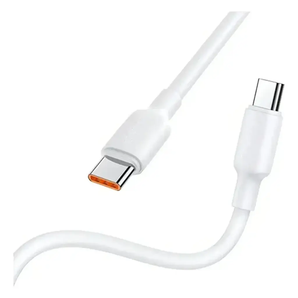 Cable usb C a usb 3.0 Carga rápida Xaea Sync-C Plus 1mt Carga y datos premium blanco-2.webp