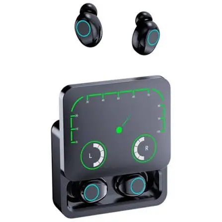 Auricular bluetooth Inalámbrico TWS con Estuche Power Bank y Display Led KAB-652-2.webp