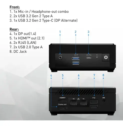 Mini Pc MSI Cubi barebone Intel Celeron N100 sin RAM sin SSD-3.webp