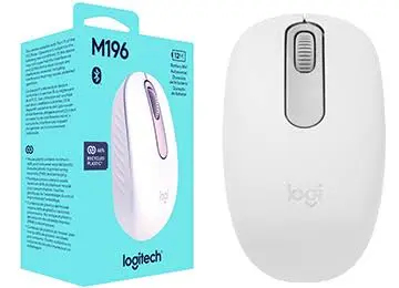 Mouse Logitech inalámbrico bluetooth M196 blanco-2.webp