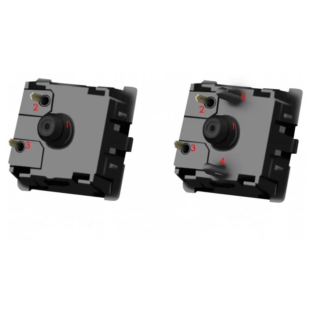 Switch tecla cherry mx rgb para teclado mecanico 3 pines 2 contactos 1 traba plastica red rojo-2.webp