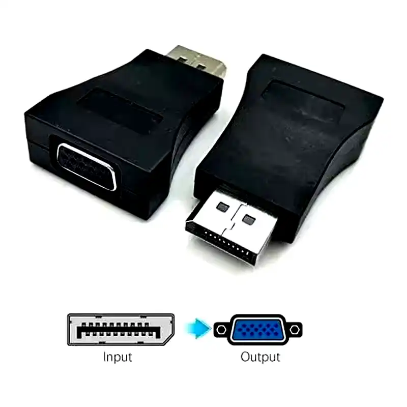 Additional Image 1: Adaptador-conversor-displayport-a-VGA-Int.co-Full-HD-1080p-2.webp