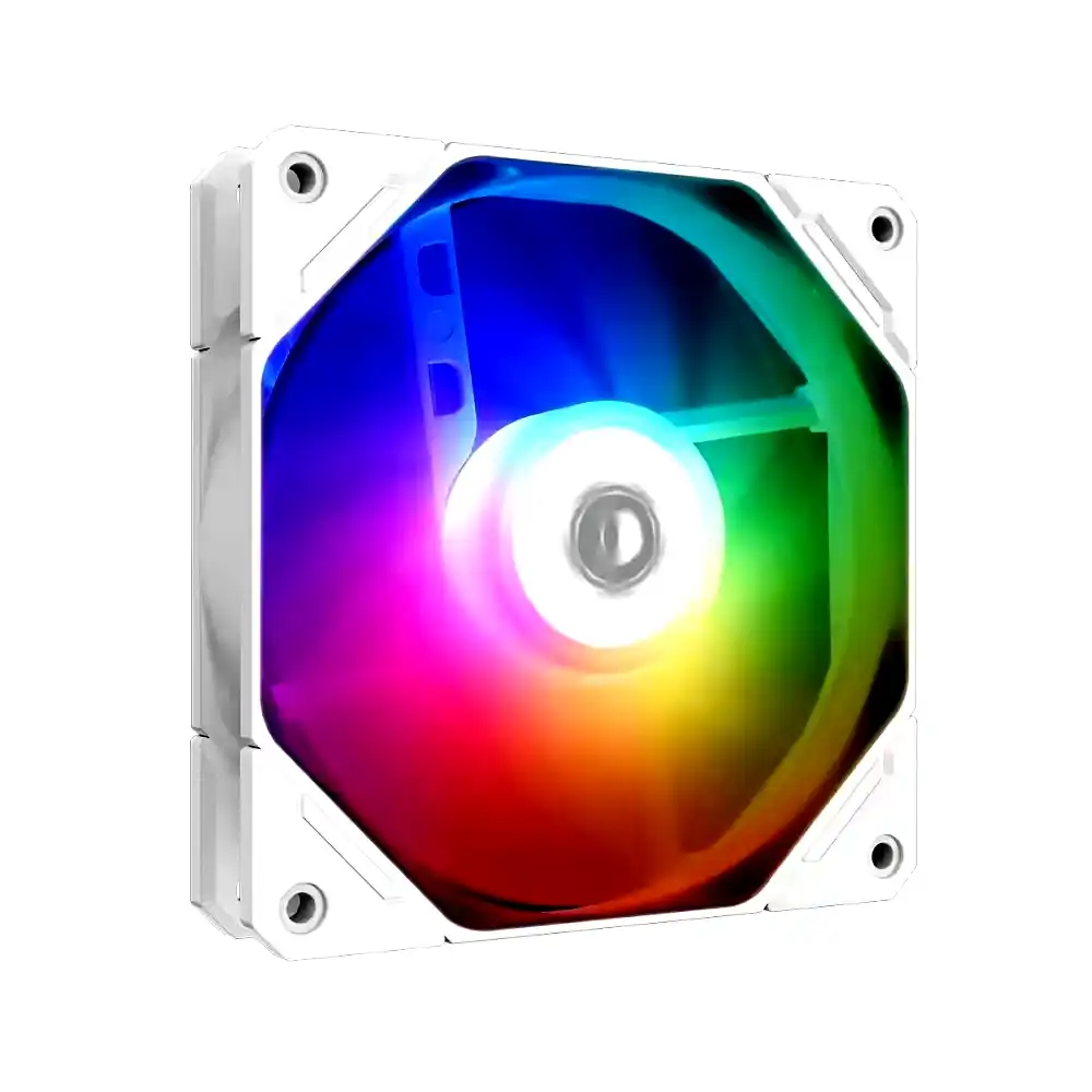 Additional Image 6: Cooler-gabinete-ID-Cooling-120x120mm-pack-x3u-ARGB-blancos-2.webp