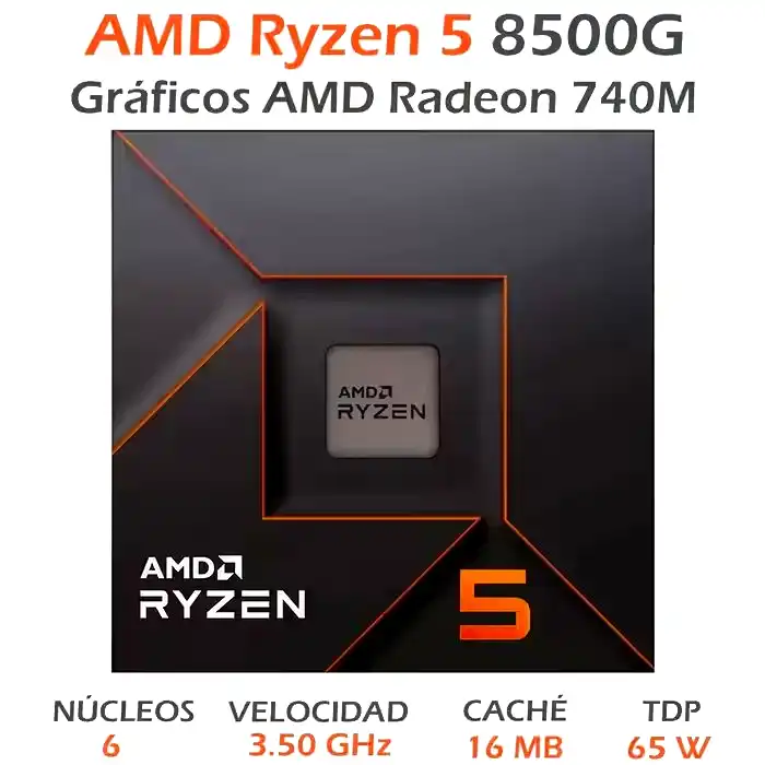 Additional Image 2: Microprocesador-Amd-Ryzen-5-8500G-3.webp