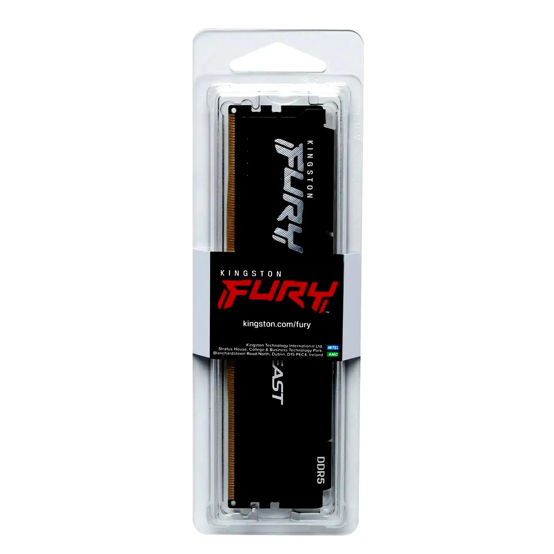Additional Image 2: Memoria-Pc-Fury-Beast-16GB-DDR5-5600MHz-RGB-CL40-negra-4.webp