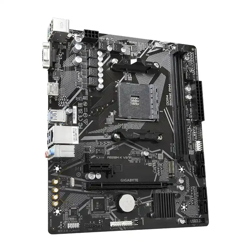 Placa madre Gigabyte A520M-K V2 AM4-3.webp