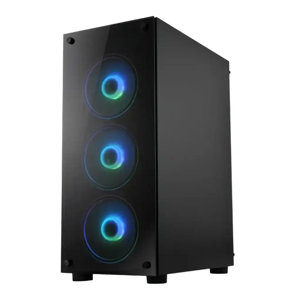 Gabinete M-Logix Obsidian gamer negro 3 cooler ARGB c_vidrio temp-3.webp