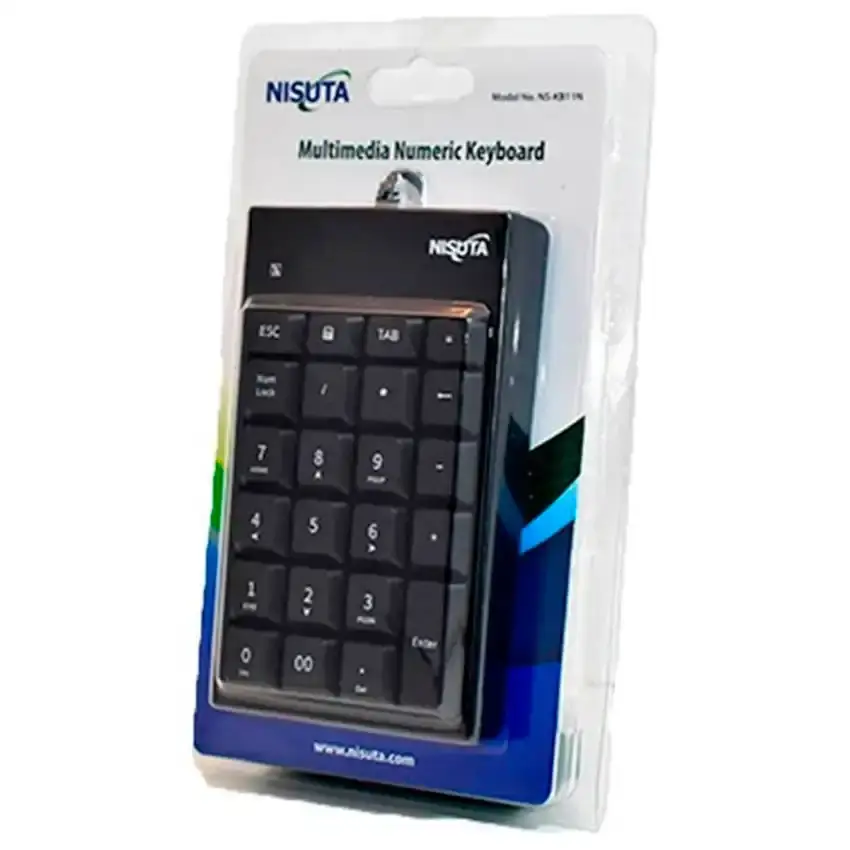 Teclado numérico usb Nisuta con teclas multimedia-2.webp