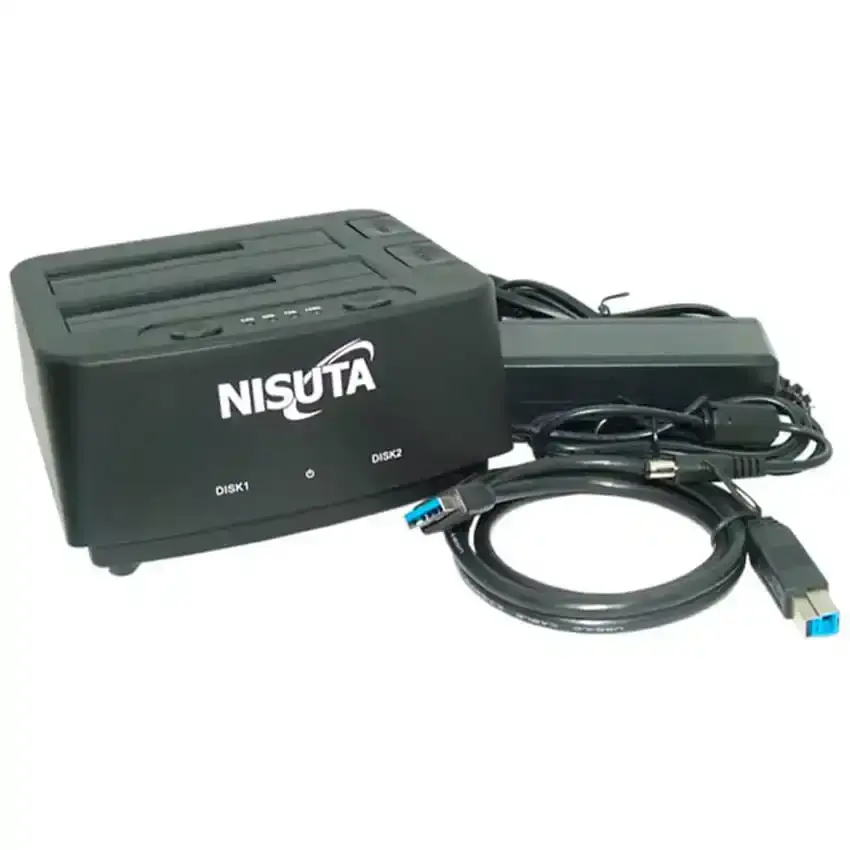 Clonador de discos 2.5 y 3.5 USB 3.0 docking Nisuta  NSDOHD2-2.webp
