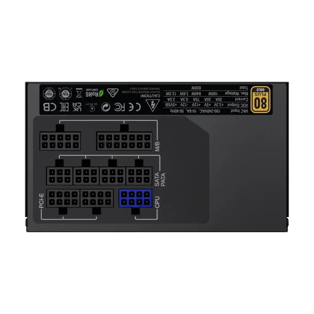 Fuente pc Gamemax 850W 80 Plus Gold GX-850 M ATX-5.webp