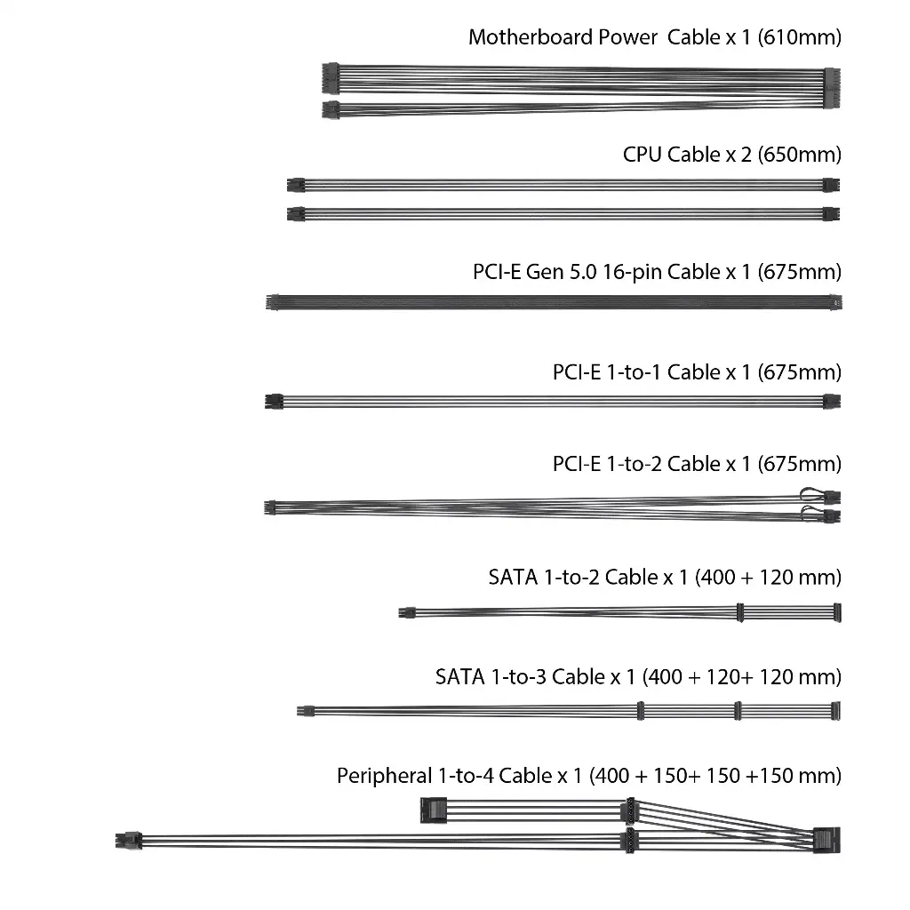 Fuente pc Asus TUF Gaming 750W 80 Plus Gold PCIe 5.0 ATX 3.1 Modular-2.webp