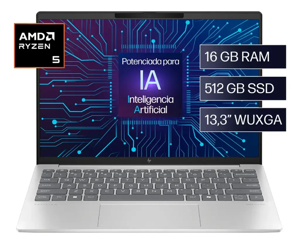Notebook HP 13 Pavilion Aero AMD Ryzen 5 8640 16GB SSD 512GB W11G-2.webp