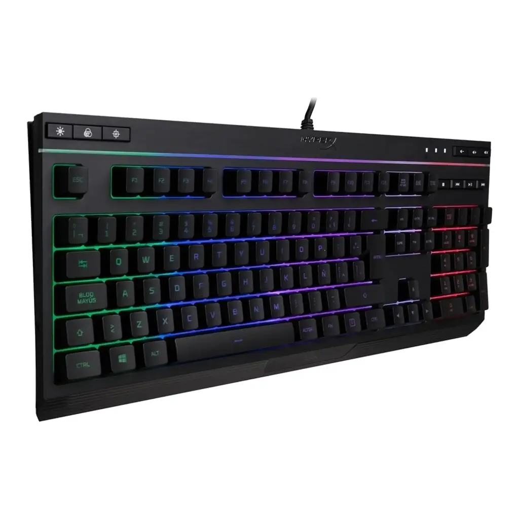 Teclado usb HyperX Alloy Core RGB LA Negro-3.webp