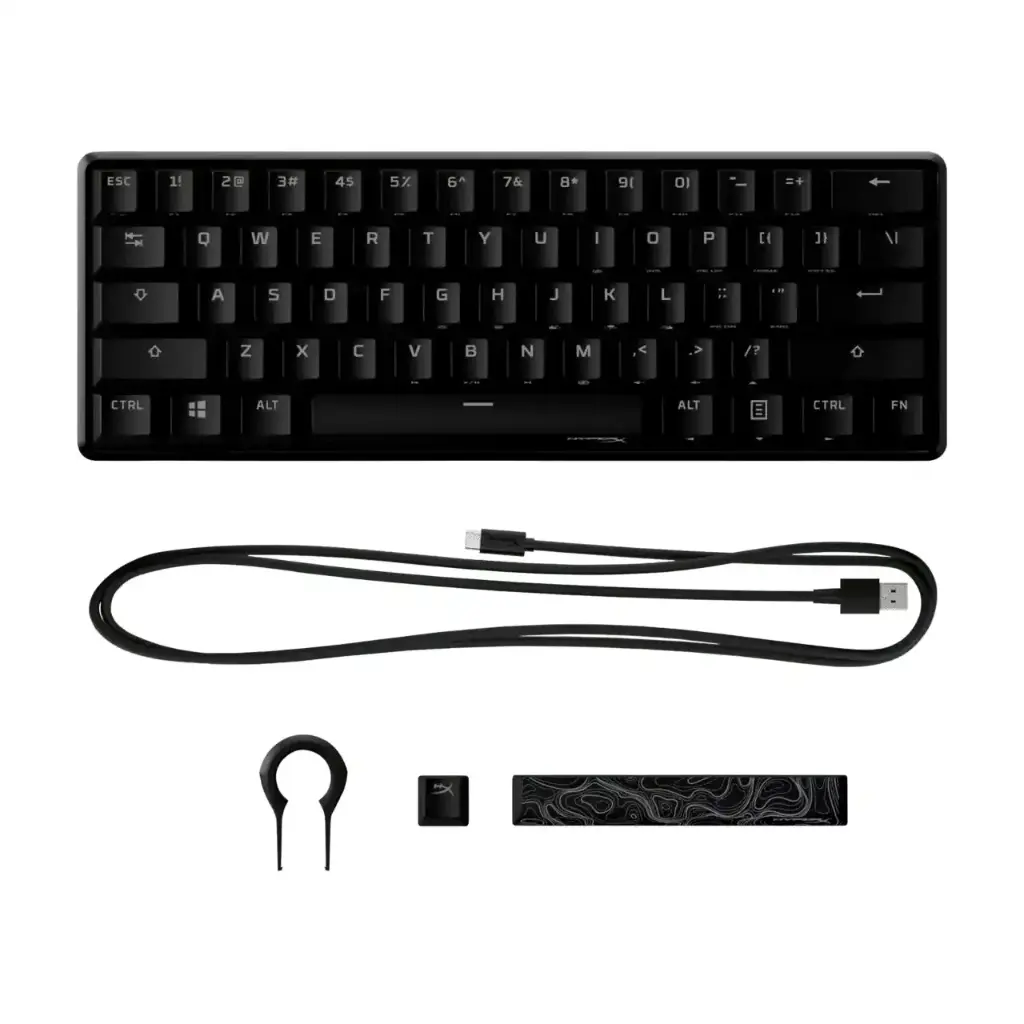 Teclado Mecánico HyperX Alloy Origins 60 Red US Negro-4.webp