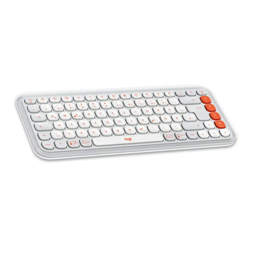 Teclado y mouse Inalámbrico Logitech POP Icon Blanco-3.webp