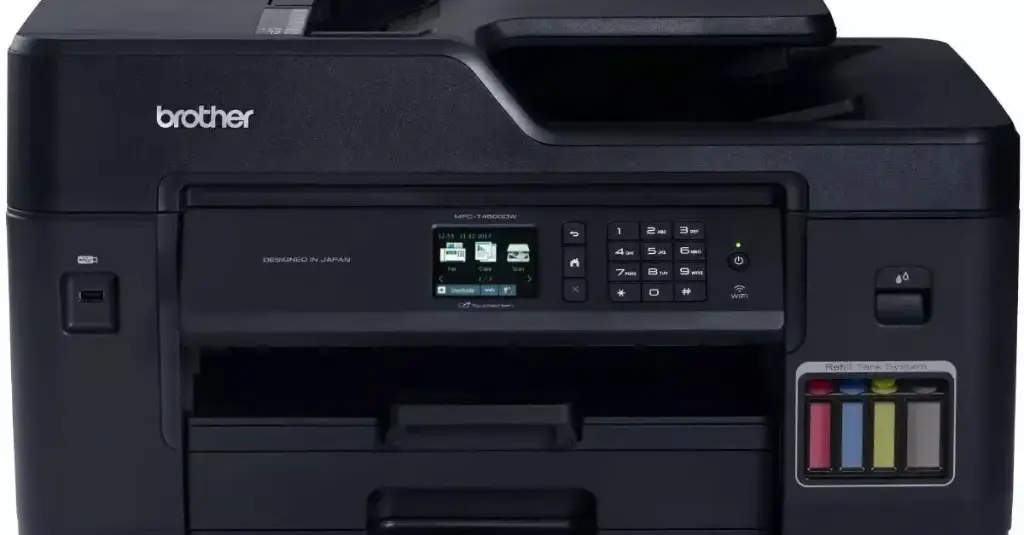 Impresora Brother MFCT4500DW Inkjet Multifunción Color Wifi A3-4.webp