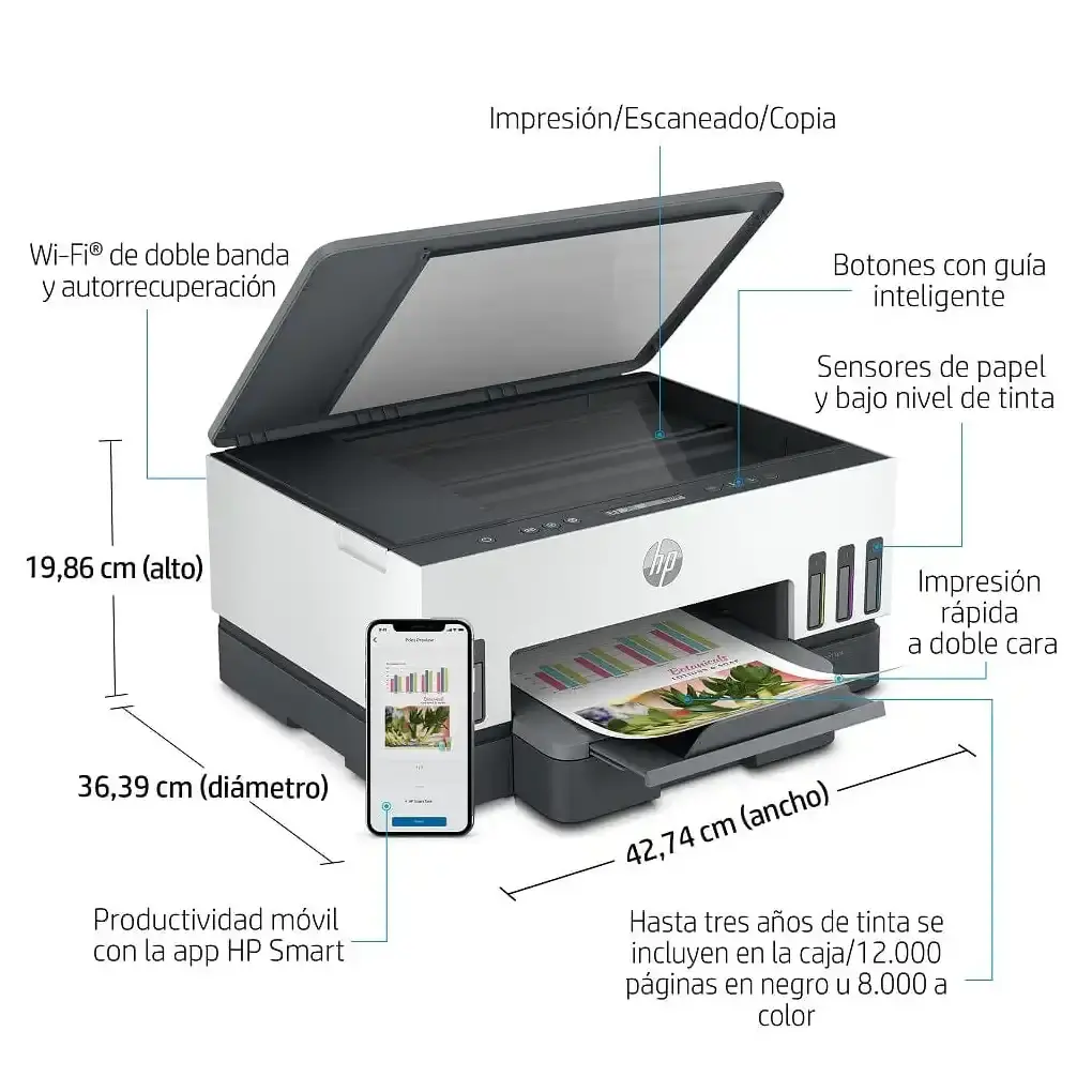 Impresora multifunción sistema continuo HP Smart Tank 720 dúplex inalámbrica-4.webp