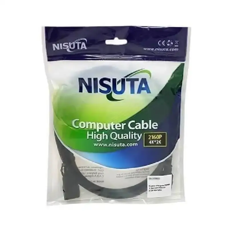 Cable hdmi 2mts v2.0 4K Nisuta con filtros-1.webp