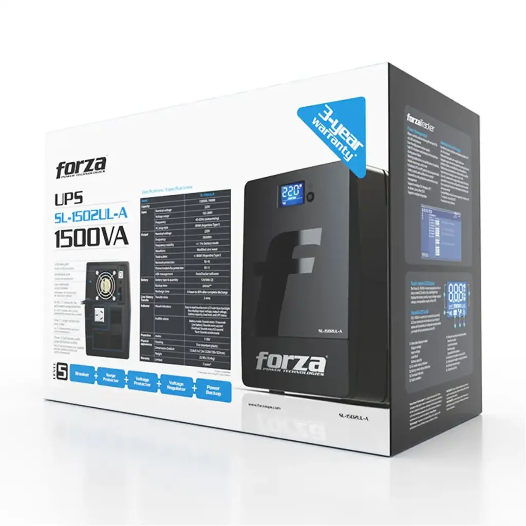 Ups + estabilizador Forza Smart 1500VA-5.webp