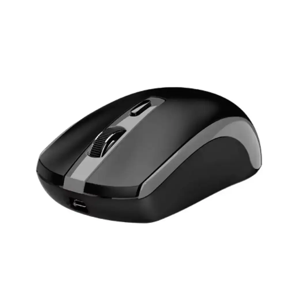 Mouse Inalámbrico Genius ECO-8150 Gris Recargable-2.webp