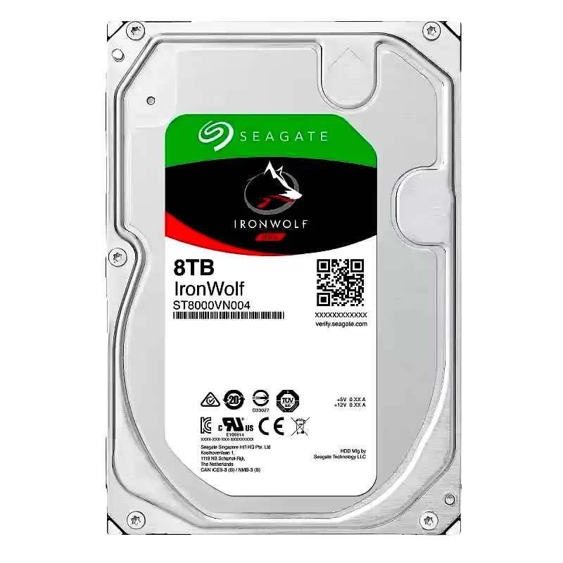 Disco rígido NAS Seagate IronWolf 8TB 7200RPM 256mb