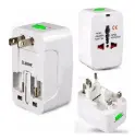 Adaptador de corriente universal viajero multi enchufe europeo  220v 