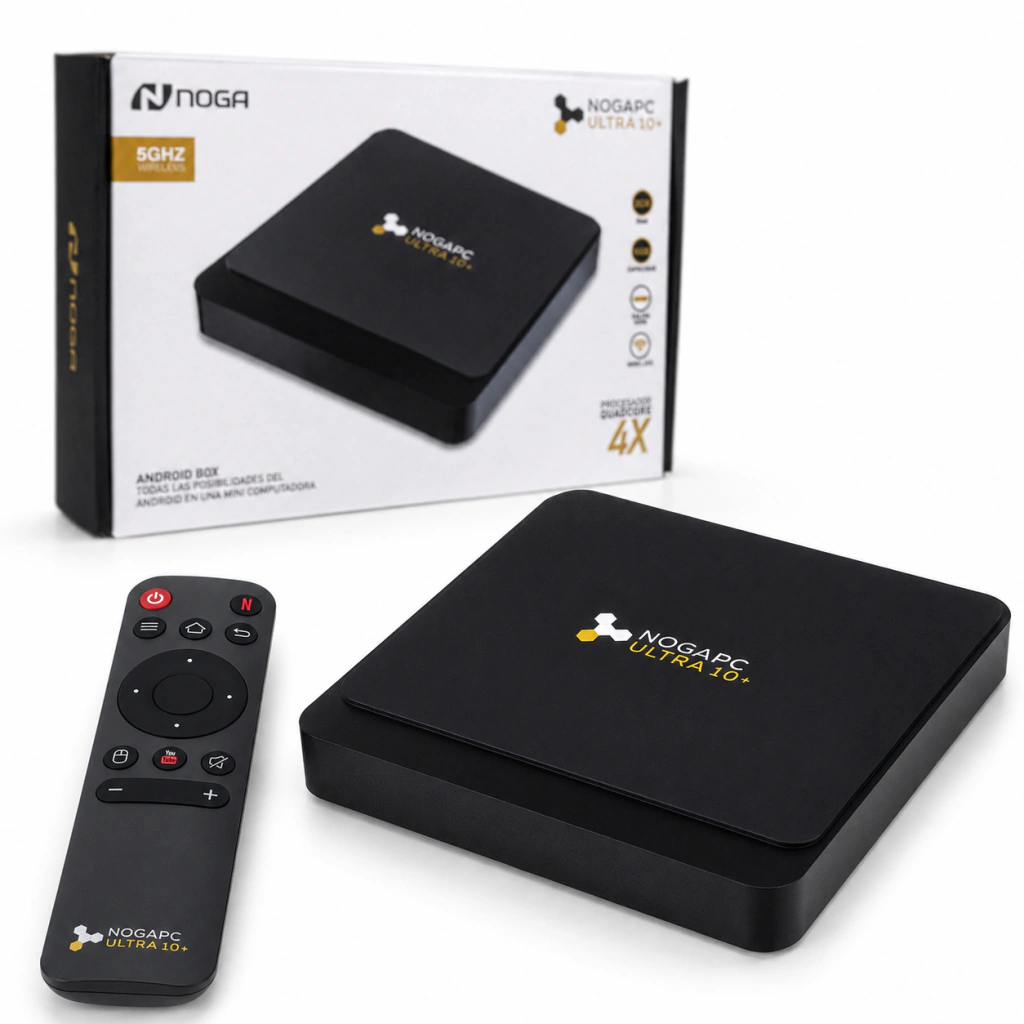 Convertidor Smart Tv Android 10 Noga PC Ultra 10+ Quad Core 2GB 16GB