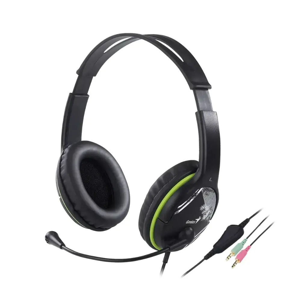 Auricular Genius HS-400A c/mic -2 x miniplug 3.5mm c/control 