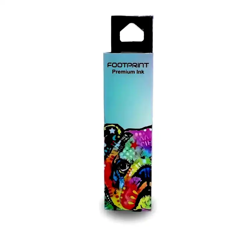 Botella de tinta alternativa Foot Print Epson T664/673 Cian 70cm3 
