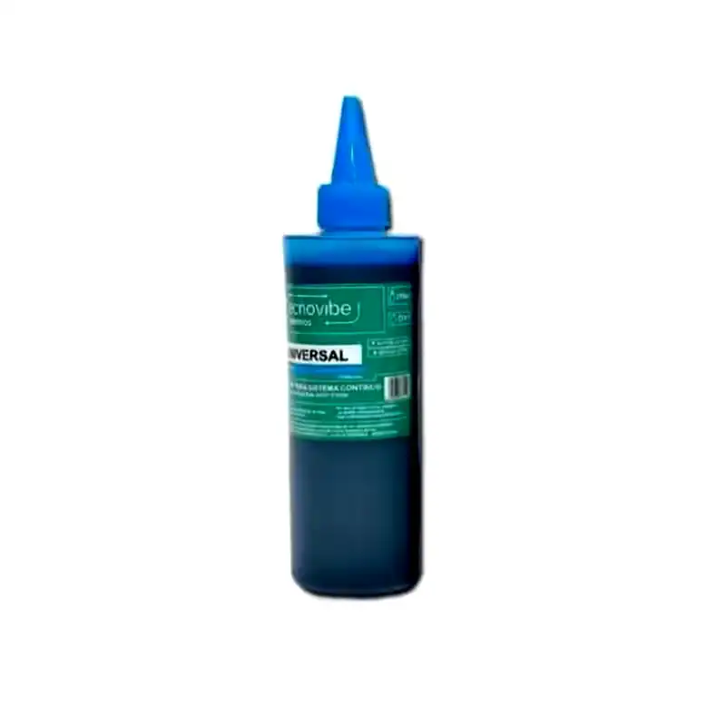 Botella de tinta alternativa Tecnovibe Epson T664 250ml cian 