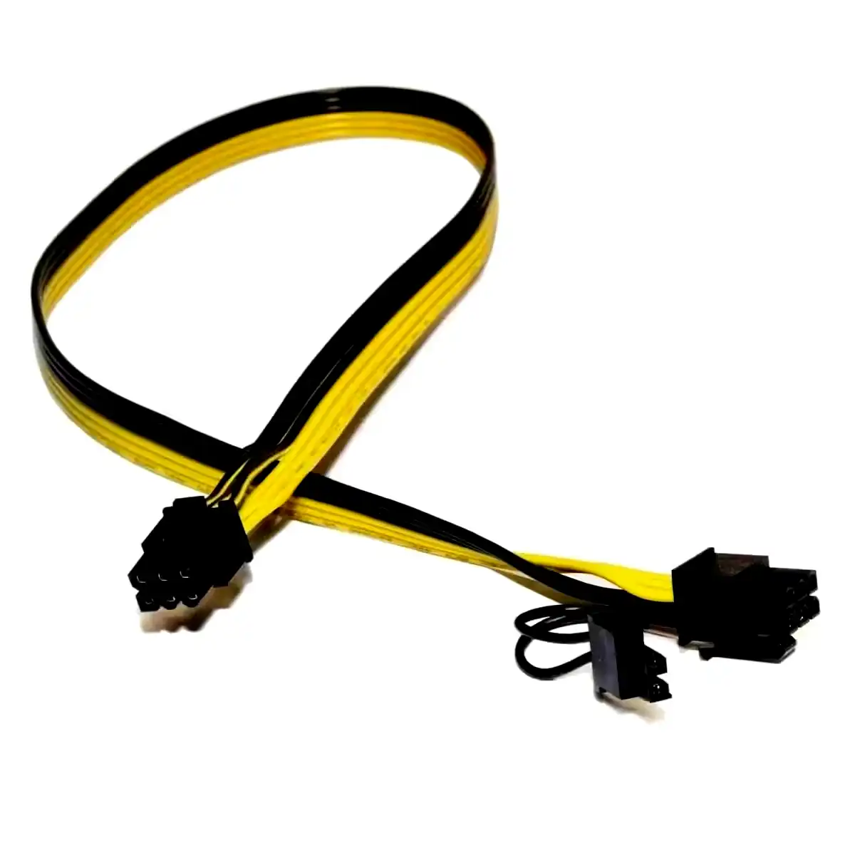 Cable adaptador pcie 6 pines a 8 pines (6+2) 50cm fuente servidor minería rig 