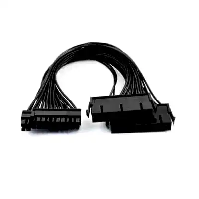 Cable adaptador splitter 2 fuentes (no addpsu) sincroniza fuentes mineria 