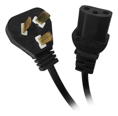 Cable energía power pc 220v 1.8m 10A 3x1.5mm IRAM