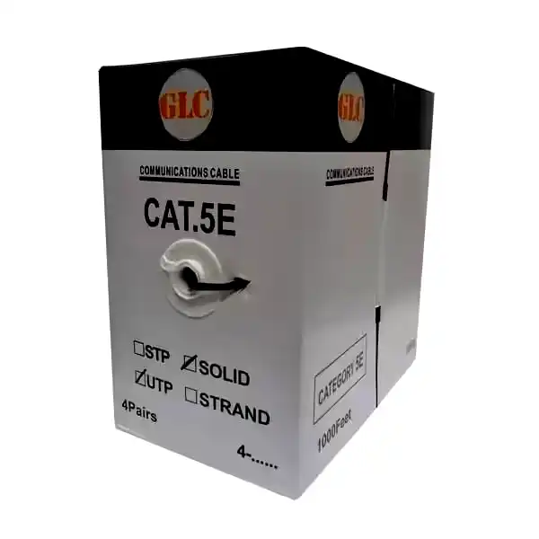 Cable UTP Cat 5E GLC exterior doble vaina bobina negro 305mts 