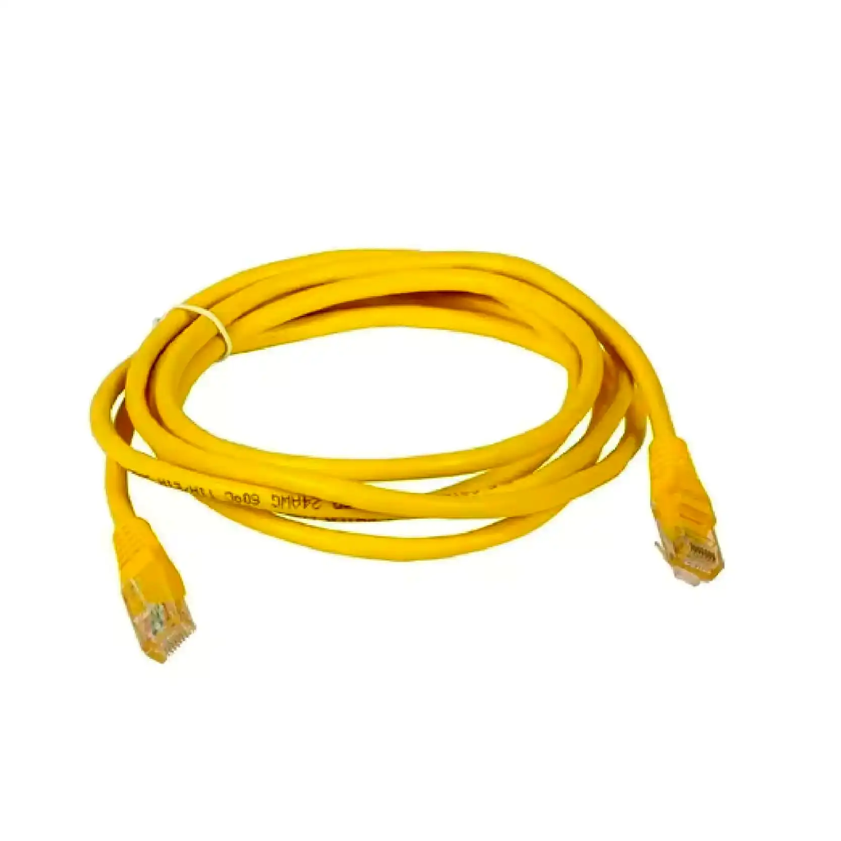 Cable UTP Cat 5E Global interior 2mts amarillo 