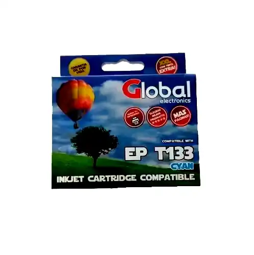 Cartucho alternativo Epson T133 T133120 cyan 13Mls 