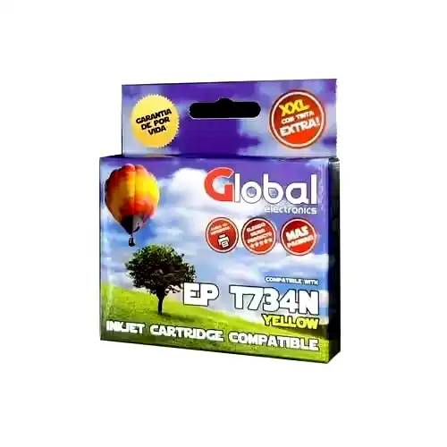 Cartucho alternativo Global Epson T0731N T073120 amarillo 15 Mls. 