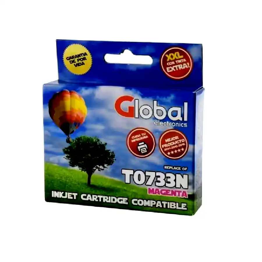 Cartucho alternativo Global Epson T0731N T073120 magenta 15 Mls. 