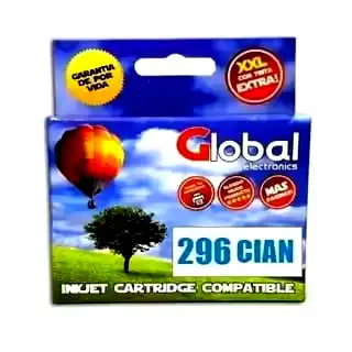 Cartucho alternativo Global Epson T296 cyan 16 Mls. 