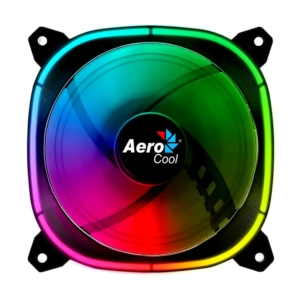Cooler Gabinete Aerocool Astro 12F ARGB 6 pin 120MM Dual Ring 